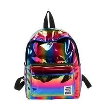 Load image into Gallery viewer, Pink Hologram Laser Backpack