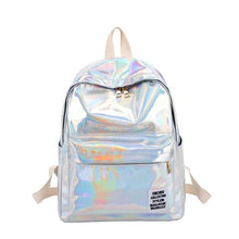 Load image into Gallery viewer, Pink Hologram Laser Backpack